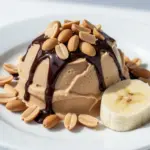 vegan peanut butter banana nice cream - featured image