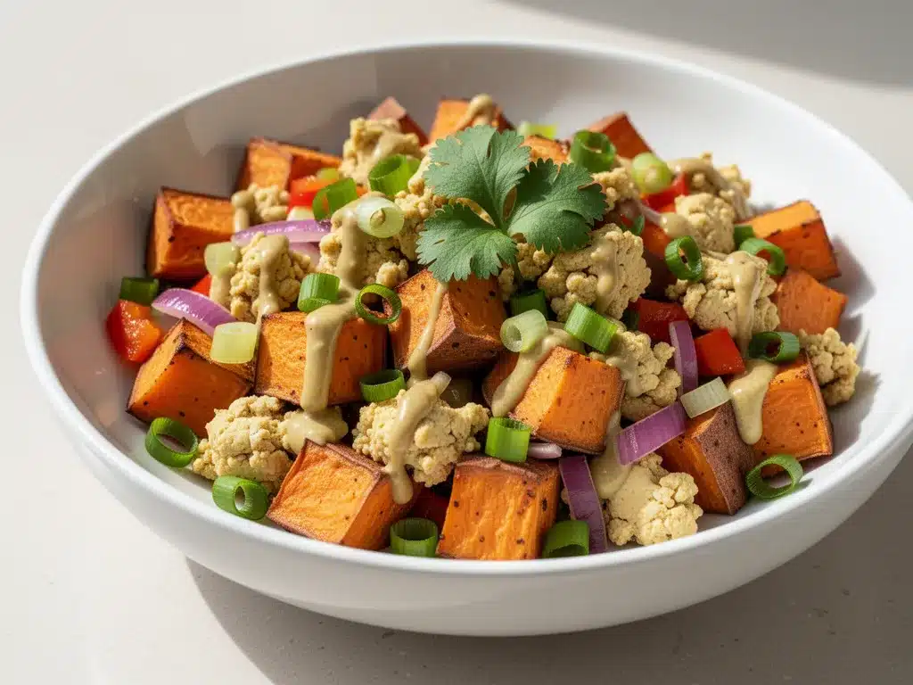 Vegan Sweet Potato Breakfast Hash: 5-Ingredient Easy Recipe 4 vegan sweet potato breakfast hash preparation steps