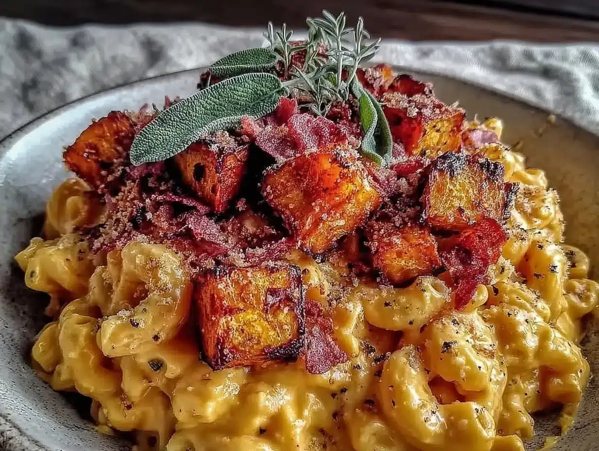 Budget-Friendly Butternut Squash Mac and Cheese: 1 Person Meal 4 budget-friendly butternut squash mac and cheese preparation steps