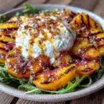 Budget-Friendly Grilled Peach Salad - featured image