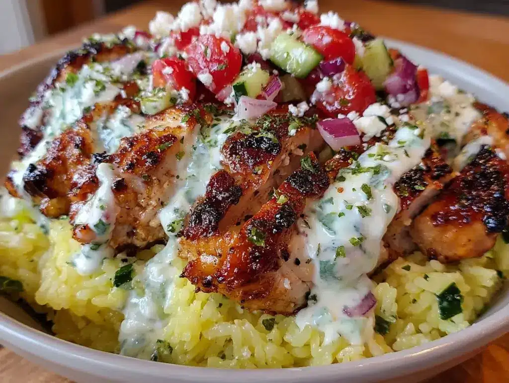 Budget Greek Chicken Bowls - featured image