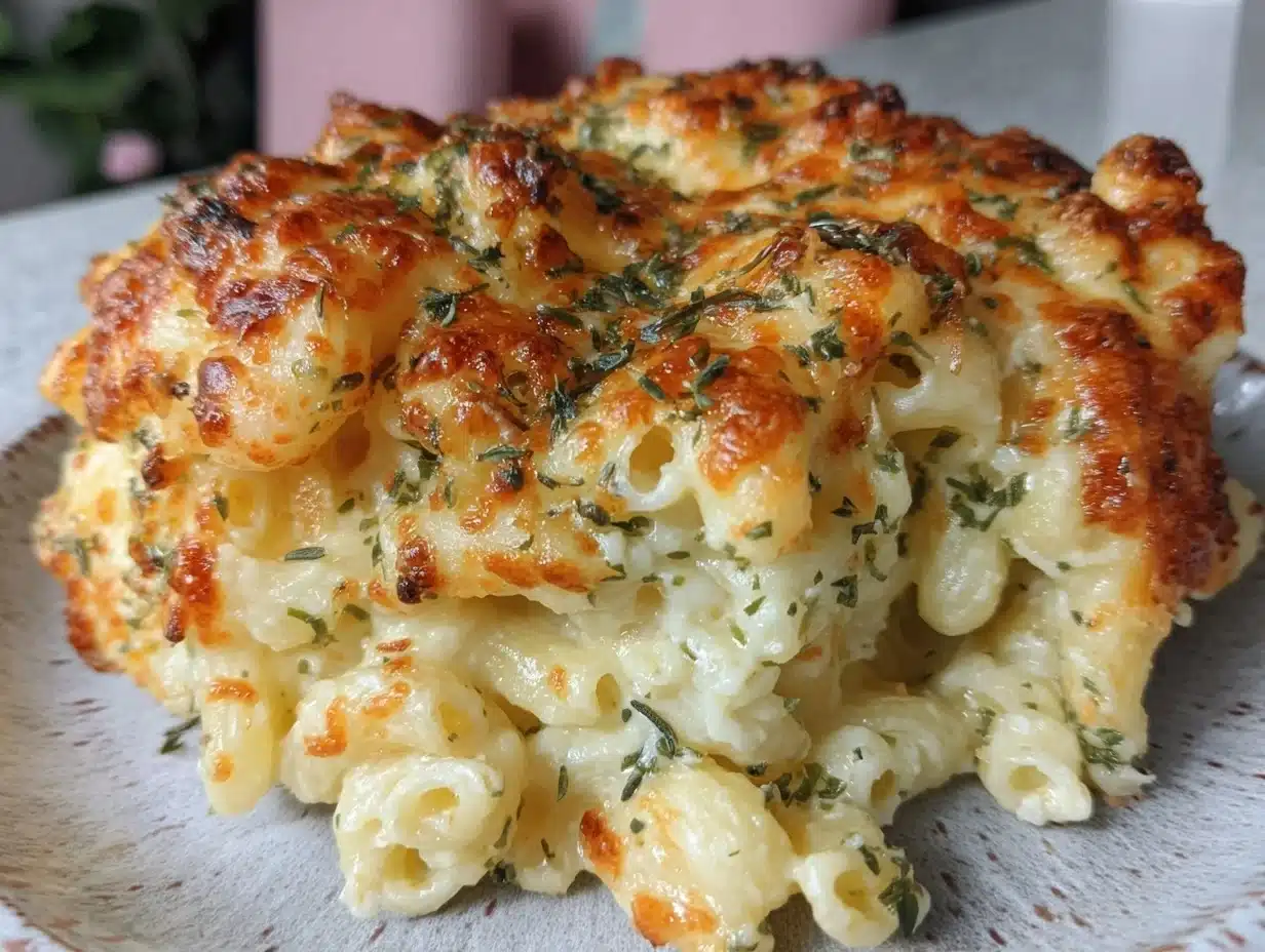 Home 2 Creamy Baked Three-Cheese Mac and Cheese - featured image