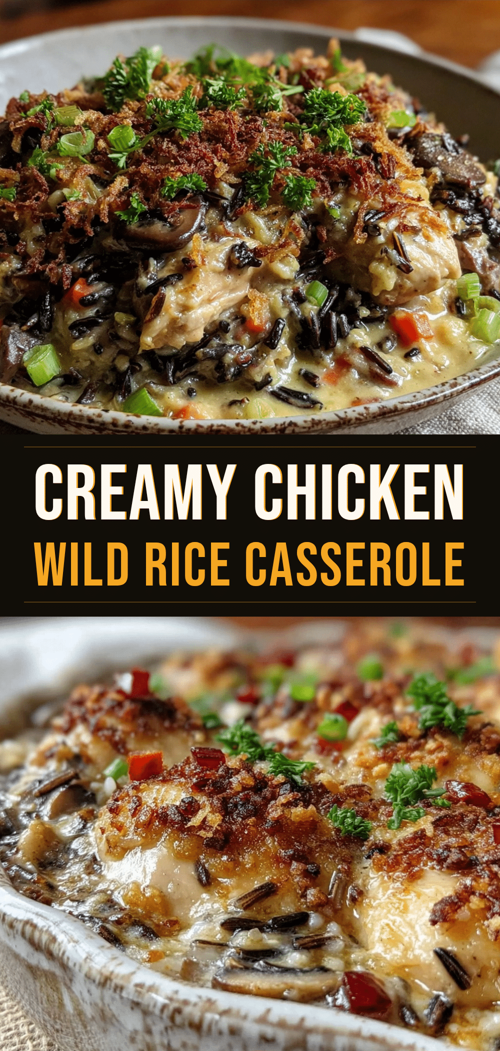 Creamy Chicken and Wild Rice Casserole: 5-Ingredient Comfort Food 5 creamy chicken and wild rice casserole recipe