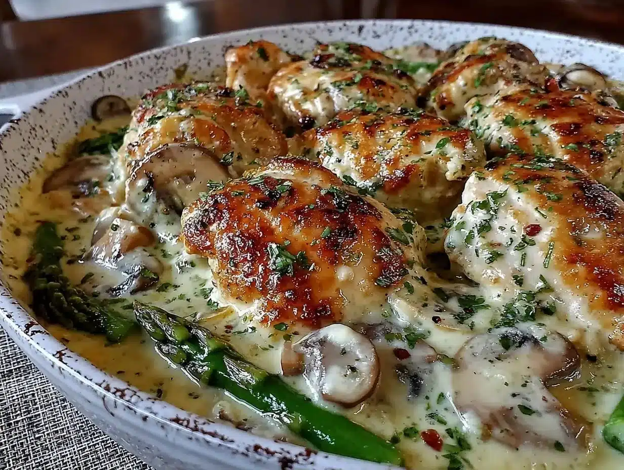 Creamy Garlic Parmesan Chicken Skillet: Cheap One-Person Meal 4 creamy garlic parmesan chicken skillet preparation steps