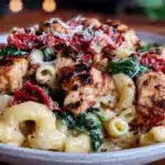 creamy tuscan chicken pasta - featured image