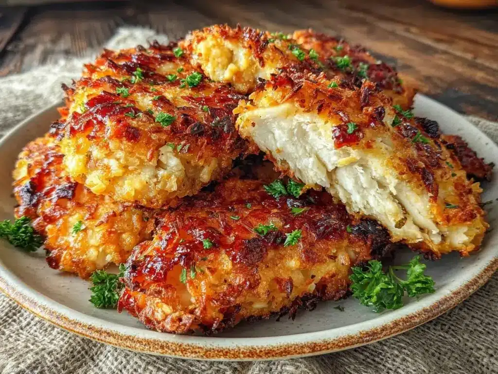 Crispy Oven-Baked Parmesan Chicken Tenders - featured image