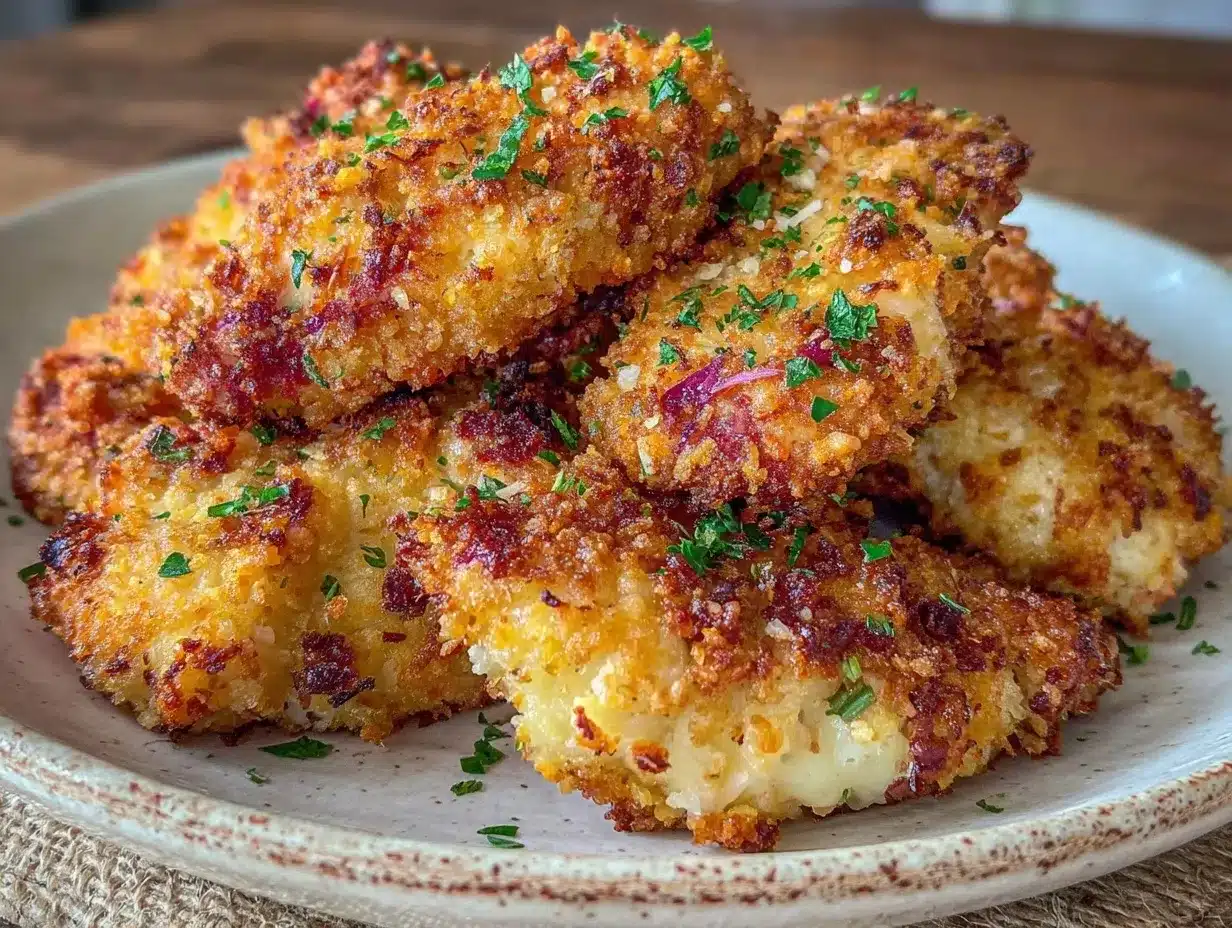 Crispy Oven-Baked Parmesan Chicken Tenders: Easy Kid-Friendly Dinner 4 Crispy Oven-Baked Parmesan Chicken Tenders preparation steps