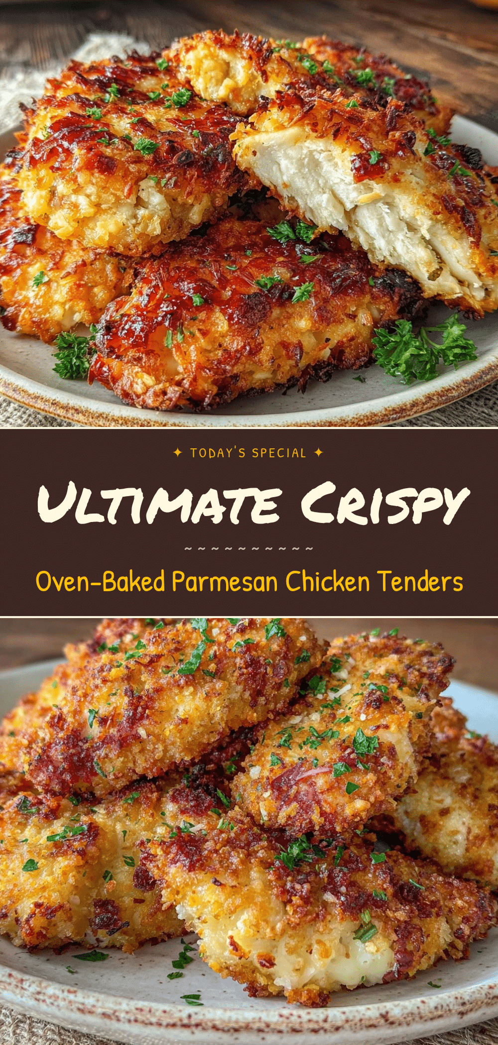 Crispy Oven-Baked Parmesan Chicken Tenders: Easy Kid-Friendly Dinner 5 Crispy Oven-Baked Parmesan Chicken Tenders recipe