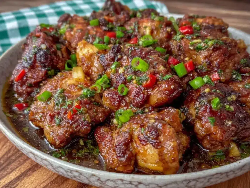 Crockpot Honey Garlic Chicken Thighs - featured image