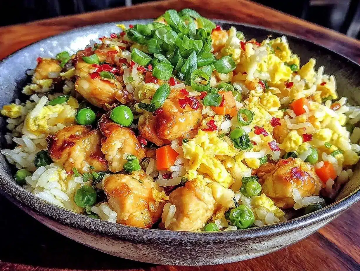 Easy Chicken Fried Rice Meal Prep for the Week 4 Easy Chicken Fried Rice Meal Prep preparation steps