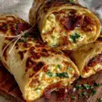 easy freezer mini breakfast burritos - featured image