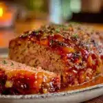 Easy Juicy Meatloaf with Brown Sugar Glaze - featured image