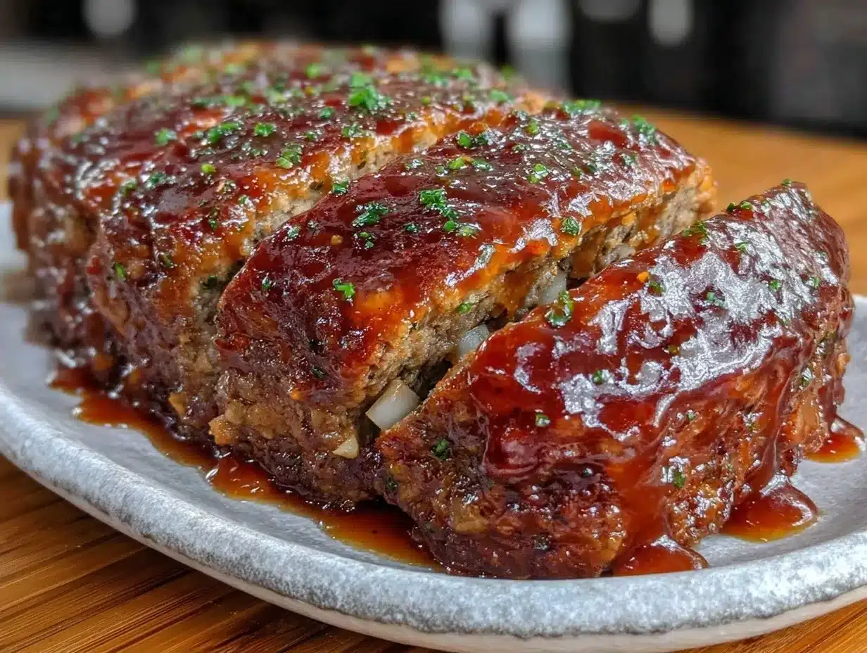 Easy Juicy Meatloaf: The Comfort Meal for Tired Evenings 4 Easy Juicy Meatloaf with Brown Sugar Glaze preparation steps