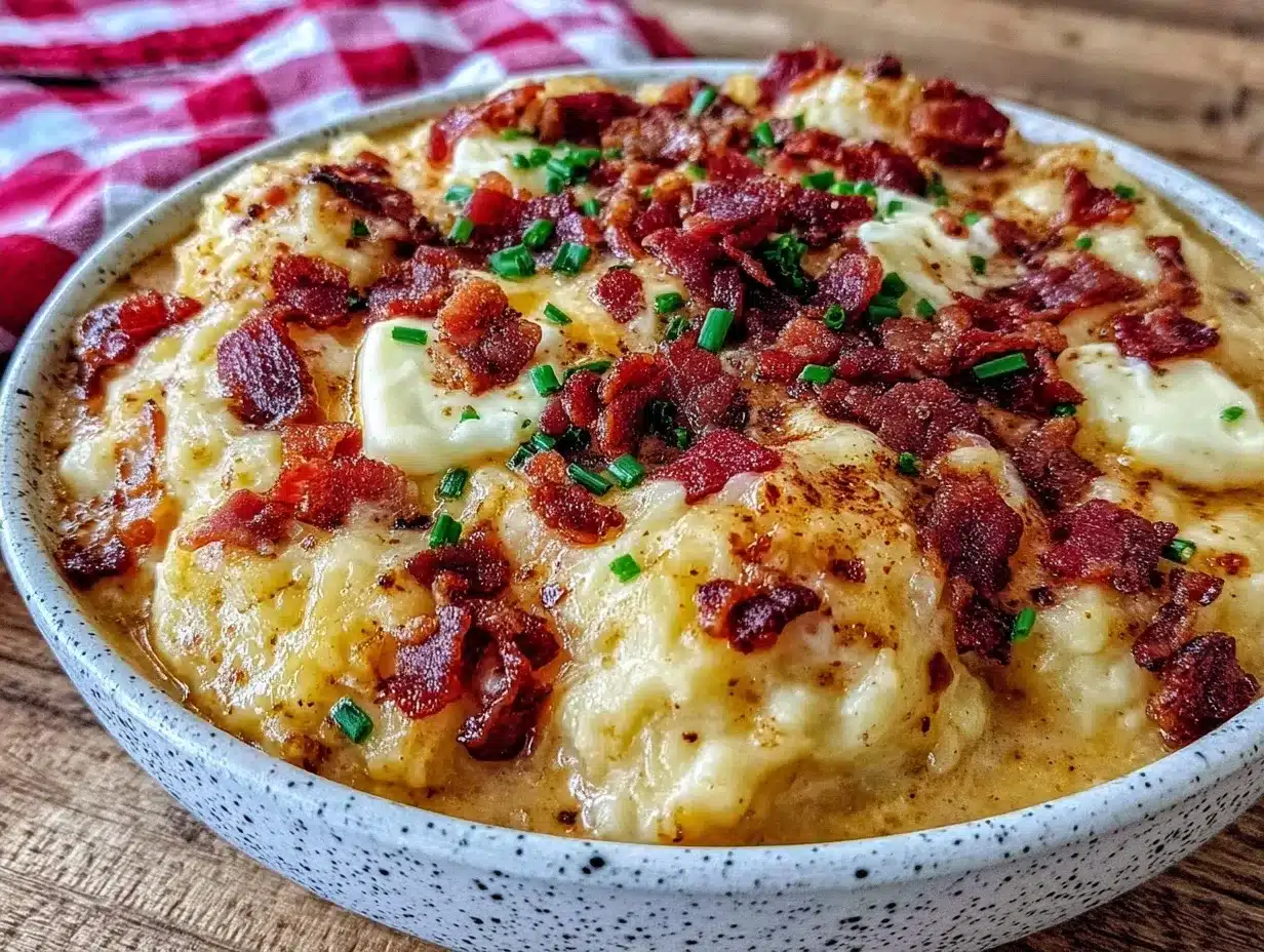 Easy Loaded Baked Potato Soup: 30-Min One Pot Weeknight Meal 4 Easy Loaded Baked Potato Soup preparation steps