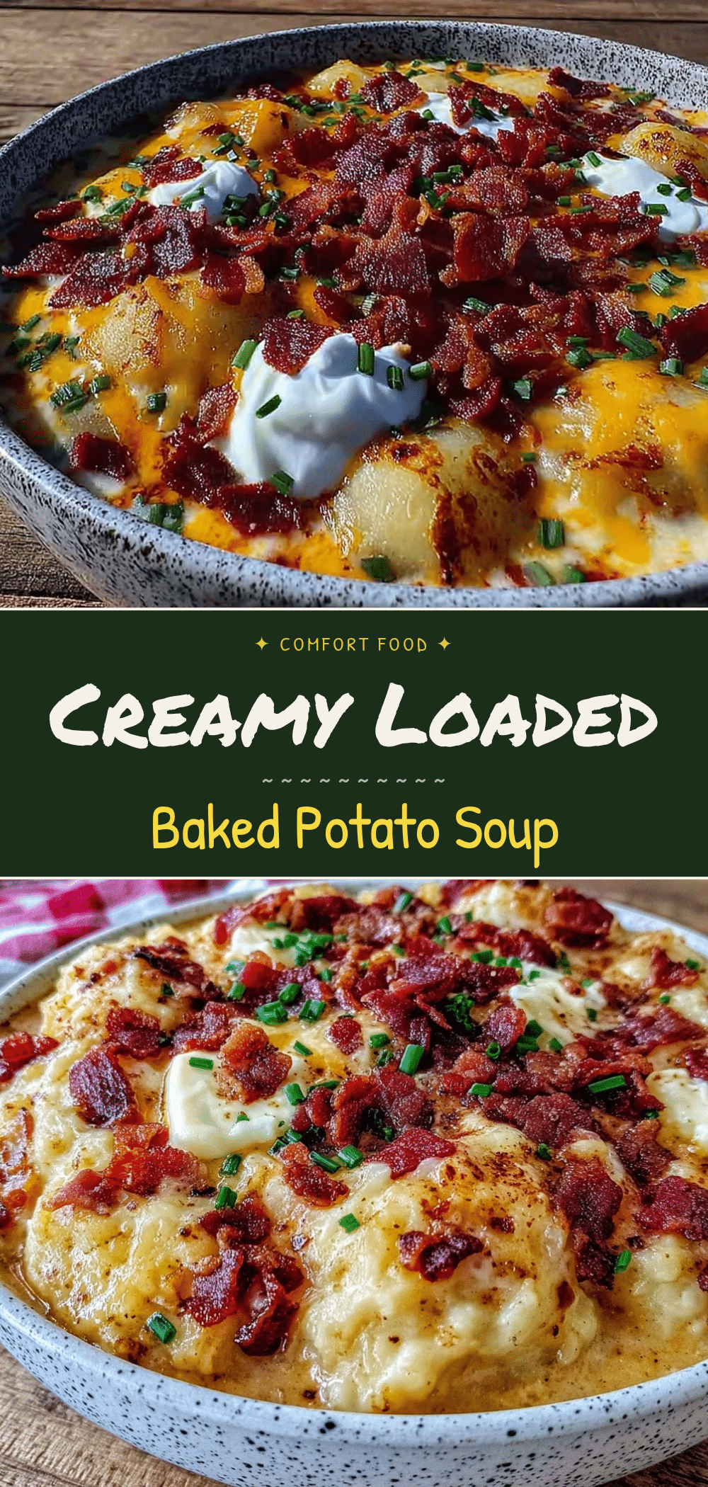 Easy Loaded Baked Potato Soup: 30-Min One Pot Weeknight Meal 5 Easy Loaded Baked Potato Soup recipe