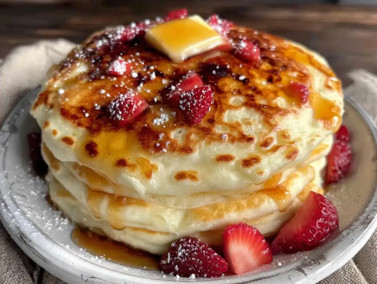 Extra-Fluffy Buttermilk Pancakes for Two 4 Extra-Fluffy Buttermilk Pancakes for Two preparation steps