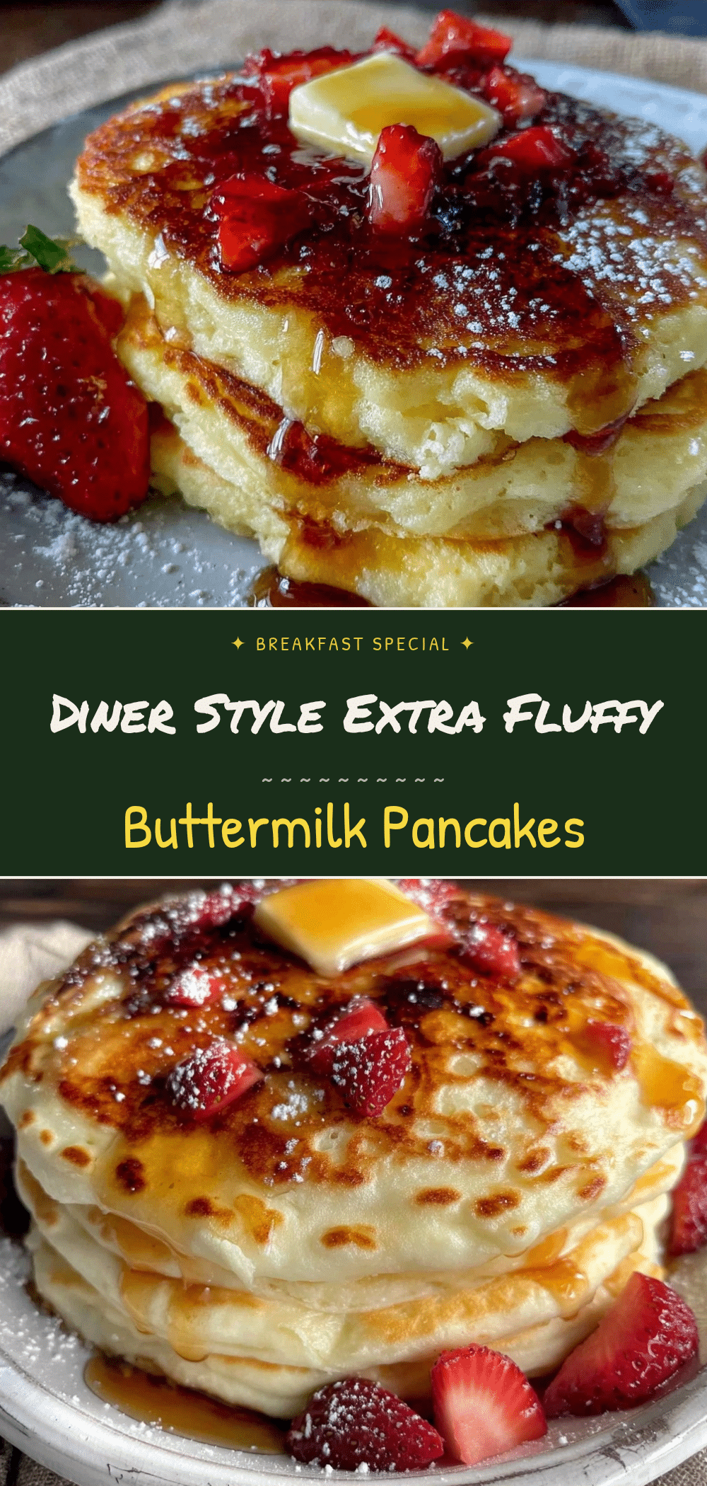 Extra-Fluffy Buttermilk Pancakes for Two 5 Extra-Fluffy Buttermilk Pancakes for Two recipe