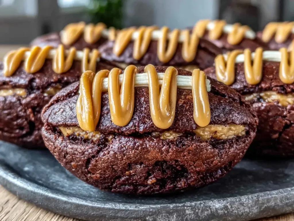 Game Day Brownie Footballs - featured image