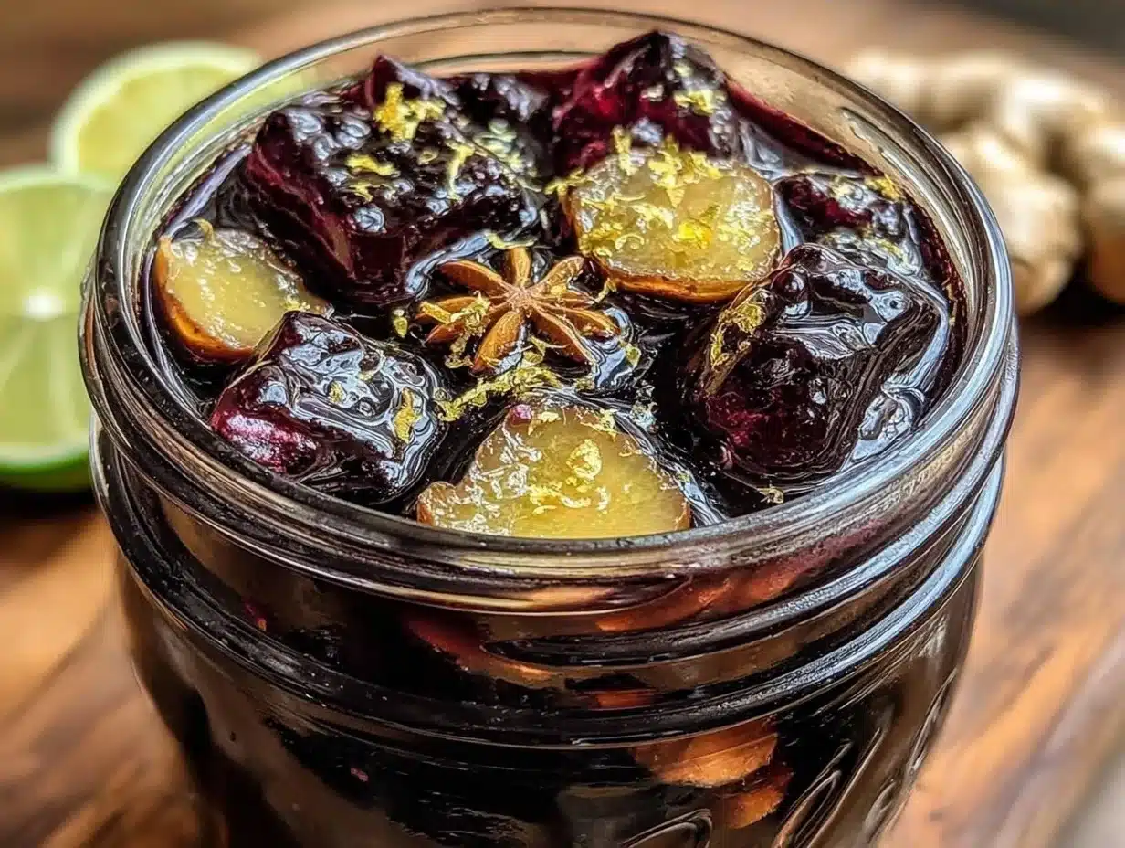 Home 5 Immune-Boosting Elderberry Syrup with Honey - featured image