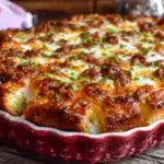 make-ahead cheesy sausage breakfast casserole for kids - featured image