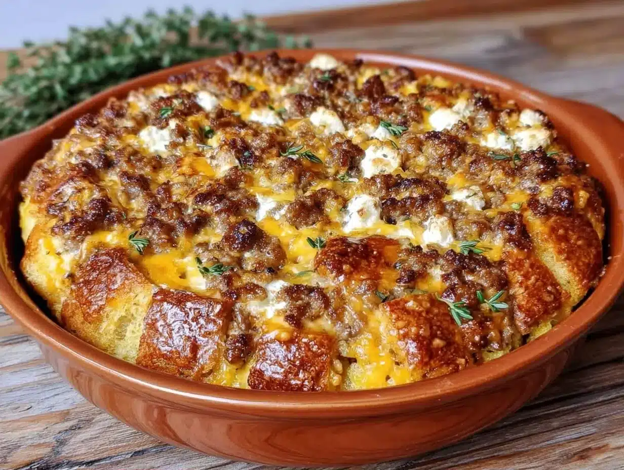 Make-Ahead Cheesy Sausage Breakfast Casserole: Easy Kid-Friendly Recipe 4 make-ahead cheesy sausage breakfast casserole for kids preparation steps