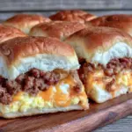 Make Ahead Tailgate Breakfast Sausage Sliders - featured image