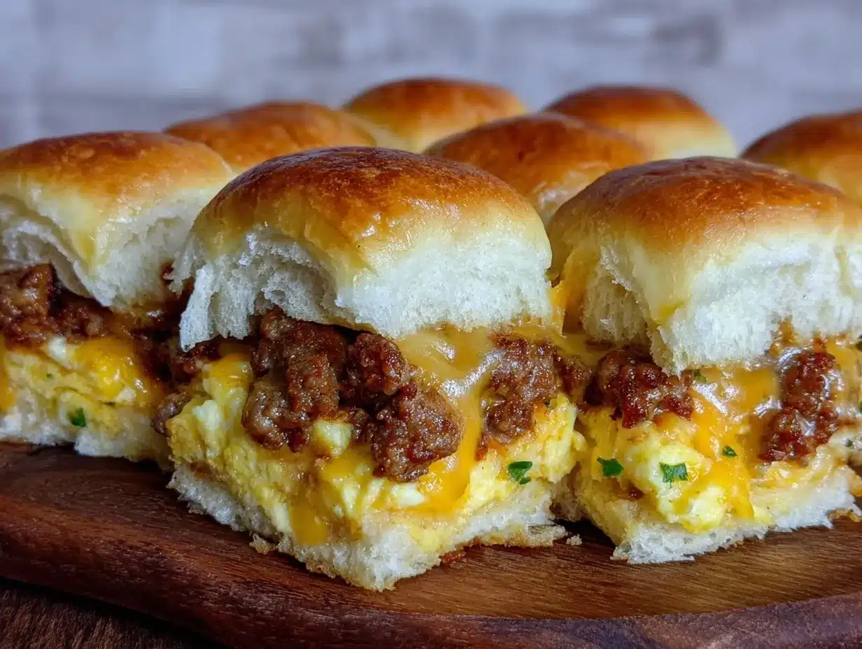 Make Ahead Tailgate Breakfast Sausage Sliders: 1 Trick 4 Make Ahead Tailgate Breakfast Sausage Sliders preparation steps