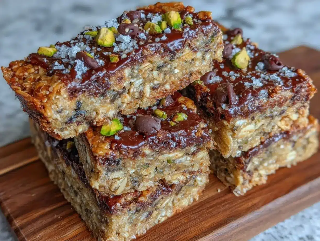 No-Bake Chocolate Chip Granola Bars: 4-Portion Meal Prep 4 no-bake chocolate chip granola bars preparation steps