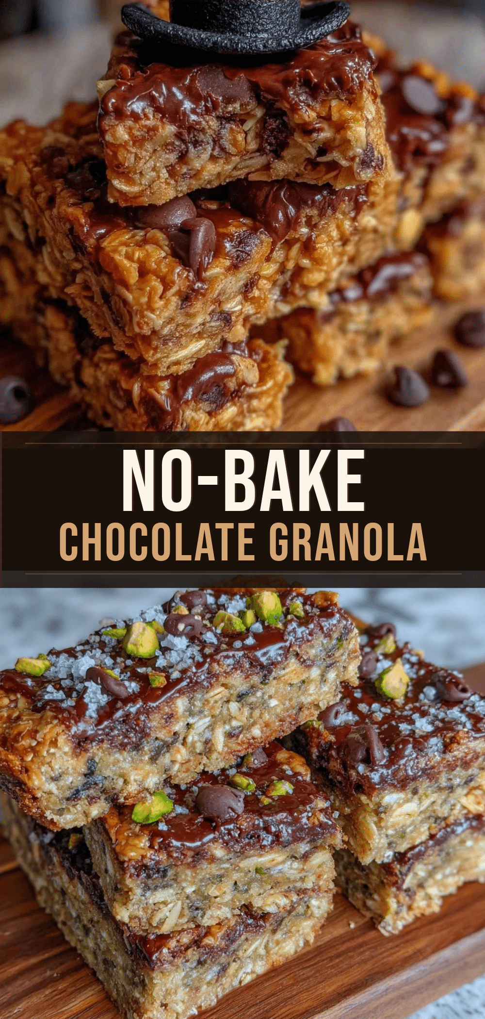No-Bake Chocolate Chip Granola Bars: 4-Portion Meal Prep 5 no-bake chocolate chip granola bars recipe