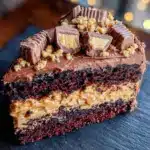 Reeses Peanut Butter Chocolate Cake - featured image