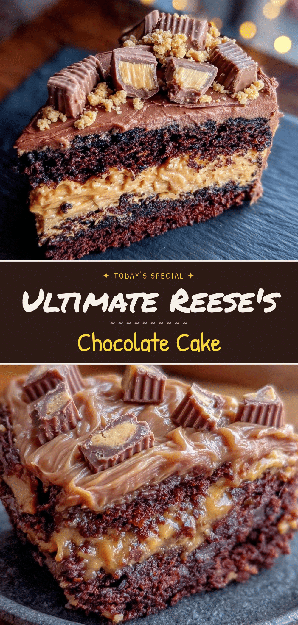 Ultimate Reeses Peanut Butter Chocolate Cake: Make While Peak 5 Reeses Peanut Butter Chocolate Cake recipe