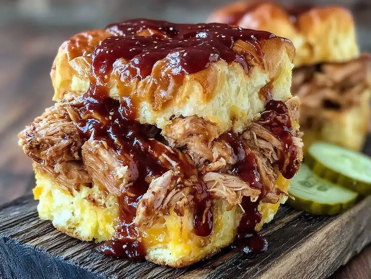 Easy Slow Cooker BBQ Pulled Chicken Sandwiches: 5pm Dinner Solved 4 slow cooker bbq pulled chicken sandwiches preparation steps