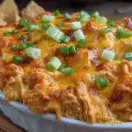 small-batch buffalo chicken dip - featured image