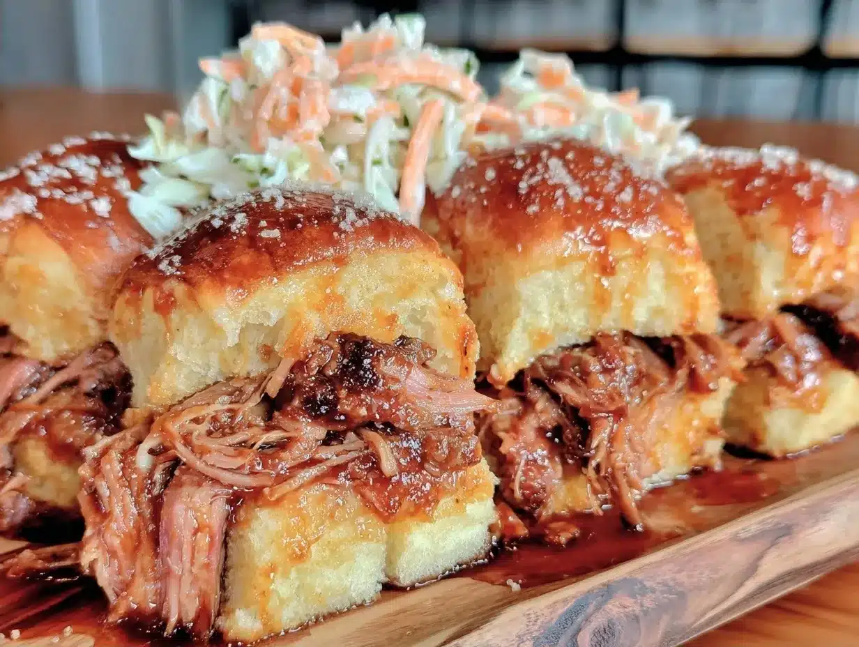 Smoked BBQ Pulled Pork Sliders: Perfect Labor Day Feast 4 Smoked BBQ Pulled Pork Sliders preparation steps
