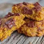 soft pumpkin chocolate chip cookies - featured image